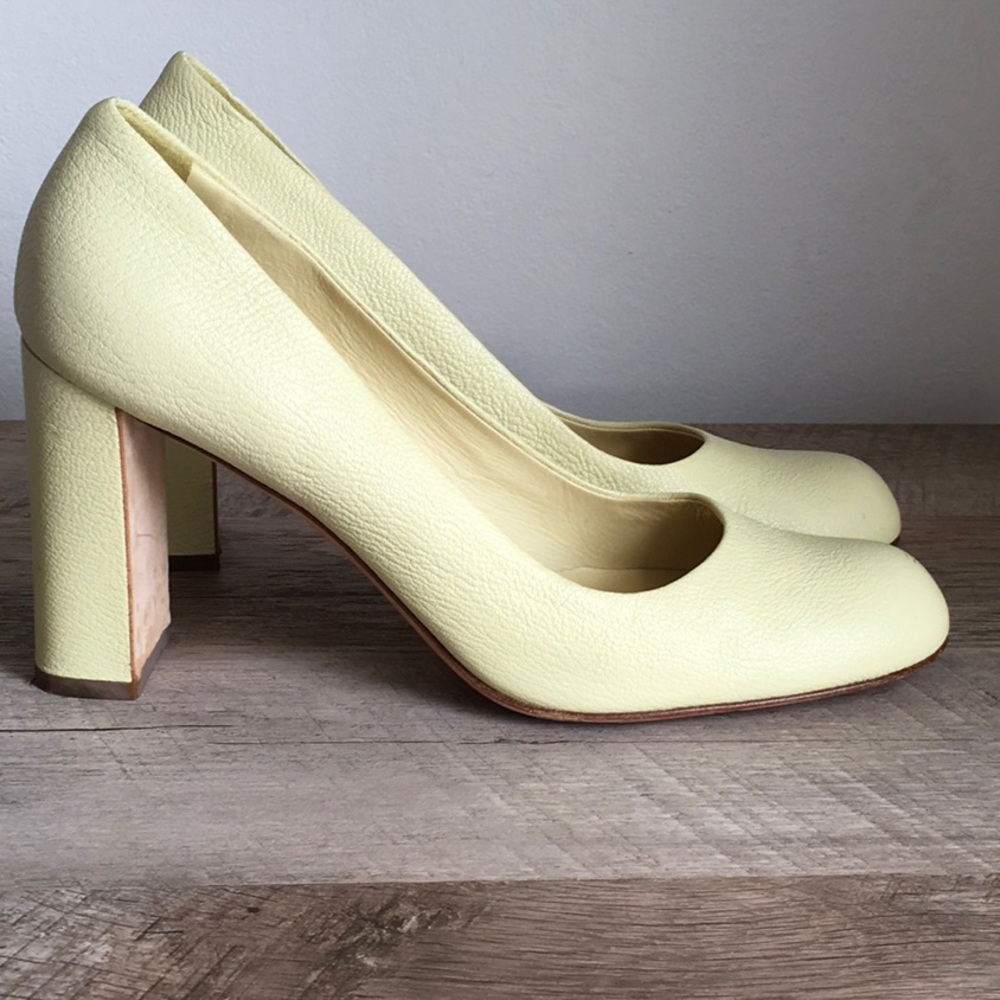 Jil sander leather pumps